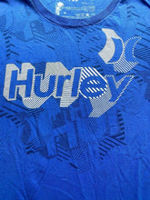 Load image into Gallery viewer, Hurley Shirt Adult Large Blue Spell Out Logo Streetwear Skater Regular Fit Mens