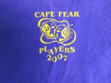 Load image into Gallery viewer, Charlie & The Chocolate Factory Shirt Womens Small Purple Cape Fear Players 2007