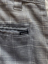 Load image into Gallery viewer, ONeill Shorts Adult 36 Gray Plaid Board Surfing Outdoor Hiking Casual Mens
