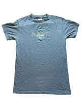 Load image into Gallery viewer, Vintage Miami Beach Florida Shirt Womens Small Blue Embroidered Palm Tree 90s