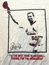 Load image into Gallery viewer, Adam Wainwright Shirt Adult Extra Large White St Louis Cardinals Memories Mens