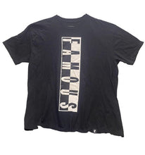 Load image into Gallery viewer, Famous Shirt Adult 2XL Black Stars And Straps Spell Out Logo Skater T-Shirt Mens