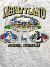 Load image into Gallery viewer, VTG Libertyland Shirt Womens Large Gray Memphis Tennesse Horseback Riding 90s