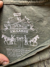 Load image into Gallery viewer, Levis Shirt Adult 2X XXL Green Tie Dye Eagle Skateboard Streetwear Affliction