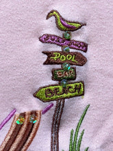 Load image into Gallery viewer, Jane Ashley Shirt Womens Extra Large Peach Beachy Summer Vacay Umbrella Ladies