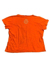 Load image into Gallery viewer, Harley Davidson Shirt Womens Medium Orange Century Of Great Motorcycle Oversized