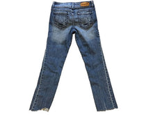 Load image into Gallery viewer, Vintage Allen B Jeans Womens 2 (27x26) Y2K Jeweled Embellished Cut-Off Straight