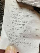 Load image into Gallery viewer, Collezione Italia Blazer Mens 48L Wool Single Breasted Suit Coat Sport Italy