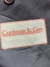 Load image into Gallery viewer, Cordovan & Grey Blazer Mens 44L Single Breasted 100% Virgin Wool Suit Sport Coat