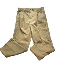 Load image into Gallery viewer, Dockers Pants Adult 38x32 Tan Navy Checkered Straight Trouser Pleated Dress Mens