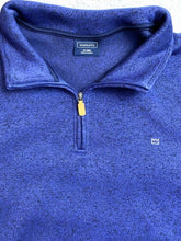 Load image into Gallery viewer, Crown & Ivy Sweater Adult 2XL XXL Blue Quarter Zip Comfy Soft Outerwear Mens