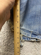 Load image into Gallery viewer, PINTAX Jeans Womens XXXS 3XS (28x27) Blue Denim Ripped Hip Hop Baggy Carpenter