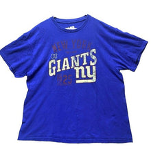Load image into Gallery viewer, New York Giants Shirt Adult Extra Large Blue NFL Football Sportswear Mens