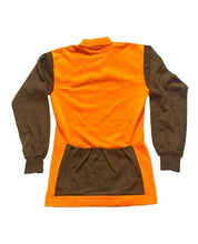 Load image into Gallery viewer, VTG Lambertini Cycling Sweater Adult 2 Orange Brown 1/4 Zip Jersey Pocket Mens