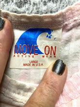 Load image into Gallery viewer, VTG Ocean City Shirt Womens Large Pink Gray Tie Dye Tank Beach Wave Activewear