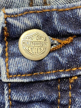 Load image into Gallery viewer, Harley Davidson Jeans Womens 8P (30x28) Blue Bootcut Motorcycles Biker Denim