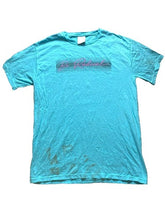 Load image into Gallery viewer, VTG Be Radical Shirt Womens Medium Turquoise Name Print Comfort Wash USA 80s 90s