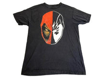 Load image into Gallery viewer, Deadpool Shirt Adult Medium Black Mask Face Marvel Superhero Crewneck Mens