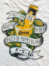 Load image into Gallery viewer, Cinco De Mayo Shirt Adult Extra Large Ivory Caretta's Grill Mexican Cuisine Mens