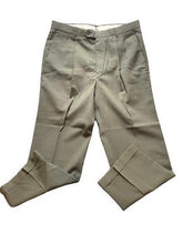 Load image into Gallery viewer, Tailors Row by Deansgate Pants Adult 36x27 Pine Green Pure Worsted Wool Mens