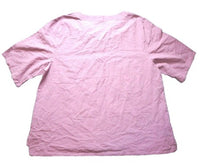 Load image into Gallery viewer, Minibee Shirt Womens 2XL XXL Henley Casual Short Sleeve Blouse Ladies NWT