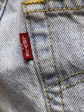 Load image into Gallery viewer, Levi's 501 Jeans Adult 28x24 Distressed Button Fly Light Wash Cut-Offs Mens