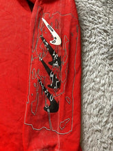 Load image into Gallery viewer, Nike Shirt Adult Small Red Authentically Distorted Lightweight Just Do It Mens