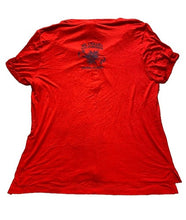 Load image into Gallery viewer, Harley Davidson Shirt Womens Extra Large Red Motorcycles Henley Biker Mt. Cheaha