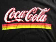 Load image into Gallery viewer, Coca Cola Shirt Womens Medium Retro Logo Rainbow Logo Cropped Pullover Ladies