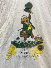 Load image into Gallery viewer, VTG Irish Leprechaun Shirt Womens Medium Beige Top O The Morning Streetwear 80s