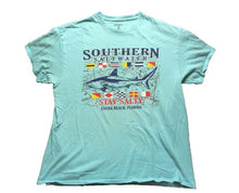 Load image into Gallery viewer, Southern Saltwater Shirt Adult Extra Large Stay Salty Cocoa Beach FL Shark Mens