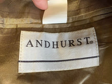 Load image into Gallery viewer, Andhurst Sport Coat Mens 44L Black Yellow Tweed Breasted 100% Wool Suit Blazer