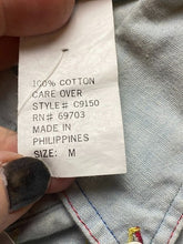 Load image into Gallery viewer, VTG Ocean Pacific Shirt Adult Medium Light Blue Oversized Chambray OP Mens NWT