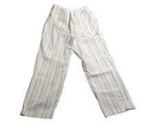 Load image into Gallery viewer, Brooks Brothers 346 Pants Womens 8 (26x24.8) White Striped Viscose Rayon Ladies