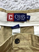 Load image into Gallery viewer, Chaps Shorts Adult 36 Khaki Pleated Chino Golf Outdoor 6" Inseam Sporty Mens