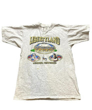 Load image into Gallery viewer, VTG Libertyland Shirt Womens Large Gray Memphis Tennesse Horseback Riding 90s