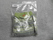 Load image into Gallery viewer, IZOD Shirt Womens Small Green Gray Striped Preppy Rugby Golf Polo Sporty Ladies