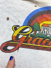 Load image into Gallery viewer, VTG Graceland Shirt Womens Medium Raglan Mansion Elvis Presley Memphis TN 80s