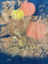 Load image into Gallery viewer, Pumpkin Shirt Womens 2X Black Halloween Witching Hour Haunting Horror Plus Lady