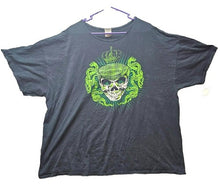 Load image into Gallery viewer, VTG Skull Shirt Adult 3XL Black Snakes Crown Grunge Gothic Streetwear 90s Mens