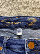 Load image into Gallery viewer, Seven7 Jeans Womens 10 Blue Medium Wash High Rise Skinny Pants Workwear Ladies