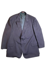 Load image into Gallery viewer, Evan Picone Suit Coat Mens 52Rx47W Navy 100% Wool Big & Tall Sport Blazer