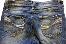 Load image into Gallery viewer, Southpole Jeans Womens 7 (28x21) Blue Straight Leg Stretch Embellished Pockets