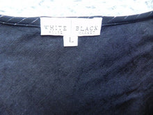 Load image into Gallery viewer, White House Black Market Shirt Womens Large Pinstripe Wrap Blouse Casual Ladies