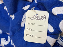 Load image into Gallery viewer, Encrypted Shirt Mens Extra Large Blue Spell Out HUSTLE AOP Hip Hop Skater Grunge