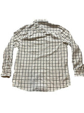 Load image into Gallery viewer, Axist Shirt Adult Large Gray Plaid Double Flap Pockets Button Up Casual Mens