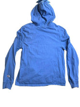 Load image into Gallery viewer, Champion Sweatshirt Womens Medium Blue Athleticwear Pullover Hoodie Sweater Lady