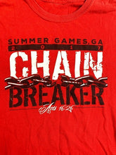 Load image into Gallery viewer, Chain Breaker Shirt Womens Medium Red 207 Summer Games GA Streetwear Skater Lady