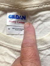 Load image into Gallery viewer, VTG Perfumeman Shirt Adult Medium Skull Galaxy Universe Hair Short Sleeve Mens