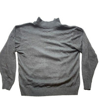 Load image into Gallery viewer, Oscar De La Renta Sweater Adult 2XL XXL Charcoal 1/4 Zip Outerwear Pullover Mens